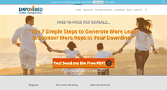 Desktop Screenshot of empoweredonlineentrepreneurs.com